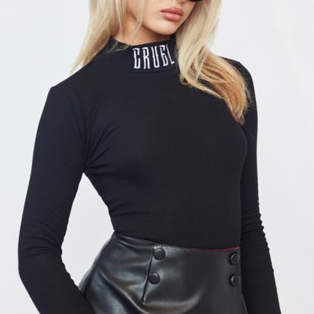Cruel mock neck crop top.